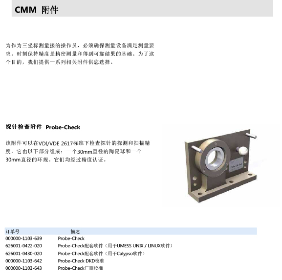 ZEISS 高品质 德国原装进口 M3探针目录-61